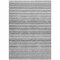Homeroots 8' X 10' Gray Silver And Charcoal Striped Washable Indoor Outdoor Area Rug 577784 - alternate 9