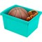 Storex 4 Gallon Storage Bin, Teal 61477U06C - alternate 8