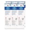 Clorox Bleach Germicidal Wipes, Individual Wipes, 1-Ply, 6.75 x 9, Unscented, White, 50 Wipes, PK6 31424 - alternate 1