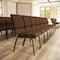 Flash Furniture Hercules Church Chair, Brown Back, 19-1/4 in W 25" L 33-1/4" H, Fabric Seat FD-CH02185-GV-10355-GG - alternate 8