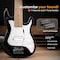 Pyle Kids Electric Guitar Starter Kit with Amplifier, 30 in Mini Instrument w/ 10W Amp & Complete PEGKT30 - alternate 3
