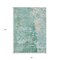 Homeroots 5' X 8' Emerald Abstract Washable Indoor Outdoor Area Rug 607783 - alternate 8