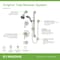 Symmons Origins Single Handle Single Spray Tub and Shower Faucet - 1.5 GPM (Valve Included) 9606-PLR-1.5 - alternate 5