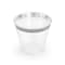 Elama 600 Piece Disposable Plastic Dinnerware Party Set for 100 Guests in White with Silver Trim 750124341M - alternate 10