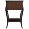 Homeroots Dark Brown Chocolate Single Drawer Night Stand 388902 - alternate 8