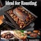 Classic Cuisine Iron Pre-Seasoned Roaster Pan w/ Brass Riveted Handles, Flanged Edges, Tapered Walls GW58N01-21 - alternate 9