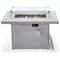 Leisuremod Chelsea Patio Modern Aluminum Propane Fire Pit Table, Weathered Grey CF44G-WGR - alternate 9
