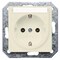 Siemens DELTA i-system electrical white SCHUKO socket outlet 10/16 A 250 V With screwless 5UB1555 - alternate 1
