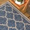Jonathan Y Trebol Moroccan Trellis Textured Weave Navy/Gray 5 ft Octagon Indoor/Outdoor Area Rug SMB109D-5TGN - alternate 8