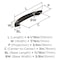 Amerock Arc 3 inch (76mm) Center-to-Center Oil-Rubbed Bronze Cabinet Pull, 10PK 10VMP37355ORB - alternate 4