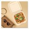 Dart Microwaveable Hinged Containers, ProPlanet Seal, 9 x 8.75 x 3, Clear, Plastic, 150PK 90PPHT1 - alternate 7