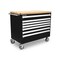 Tekton Rolling Tool Cabinet, 7 Drawer, Black, Steel, 48 in W x 27 in D x 41-1/2 in H OCL43100LWT - alternate 1