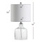 Jonathan Y Gemma 19" Glass Bell LED Table Lamp, Clear JYL1036C - alternate 8