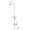 Kingston Brass Wall Mount Rain Drop Shower System with Hand Shower, Polished Brass CCK3662PX - alternate 1