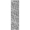 Homeroots 8' Runner Charcoal Abstract Washable Non Skid Indoor Outdoor Runner Rug 559254 - alternate 9