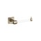 Amerock Glacio Clear/Golden Champagne Contemporary Single Post Toilet Paper Holder BH36061CBBZ - alternate 1