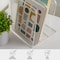 Martha Stewart Brody Acrylic 3 Section File Holder Office Desktop Organizer, 8.5 x 6.5 GS-TS007-CLR-MS - alternate 6
