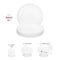 Smarty Had A Party 10" Clear Vintage Round Disposable Plastic Dinner Plates (120 Plates), 120PK 860C-CASE - alternate 10