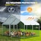 Wrightmaster 9.8 ft. x 6.5 ft. x 6.5 ft.  Large Metal Chicken Coop w/ Waterproof and Anti-Ultraviolet Cover ZR-5505P437798 - alternate 9