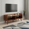 Homeroots 45in Brown Solid Wood Enclosed and Open Storage TV Stand 719182 - alternate 8