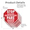 Signmission Stopsound Horn Proceed with Caution, 6 inch X 6 inch, Vinyl Decal, 5PK OC-D-5PACK-6-25 - alternate 4