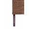 Homeroots Brown Natural and Rustic Woven Banana Leaf Curved King Size Headboard 474689 - alternate 3