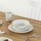 Dinewares 32 PC Rimmed Dinnerware Set for 8 Person, Mugs, Salad and Dinner Plates and Bowls Sets,  QI004500.2 - alternate 8