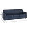 Flash Furniture HERCULES Diplomat Navy LeatherSoft Sofa with Clean Line-Stitched Frame and Chrome Legs BT-827-3-NVY-CHR-GG - alternate 8