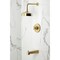 Kingston Brass Single-Handle Pressure Balanced Tub and Shower Faucet, Brushed Brass KB6337BX - alternate 2