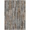 Homeroots 5' X 8' Pewter And Brown Striped Washable Indoor Outdoor Area Rug 608965 - alternate 9