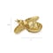 Homeroots 8in Gold Bumble Bee Cast Iron Vanity Tray 483169 - alternate 8