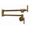 Anzzi Braccia Series 24" Wall Mounted Pot Filler in Champagne Bronze KF-AZ258CB - alternate 1