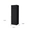 Homeroots 23" Black Drawer Combo Dresser 534919 - alternate 12