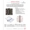 Global Door Controls 4.5 in. x 4.5 in. Satin Brass Full Mortise Spring Squared Hinge with Non-Removable Pin, PK3 CPS4545-US4-3 - alternate 4