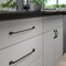 Richelieu 12 5/8-inch (320 mm) Center to Center Matte Black Contemporary Cabinet Pull BP7350320900 - alternate 7