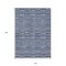 Homeroots 10' X 14' Navy Blue And Denim Blue Striped Washable Indoor Outdoor Area Rug 587913 - alternate 8