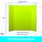 Flipside 36 x 48 Yellow Foam Project Board Pack of 24, 3/16'' Thick 30090-24 - alternate 6