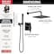 Delta Modern Monitor 14 Series Shower with Raincan & Hand Shower, 20.13 in, Matte Black T342701-BL - alternate 7