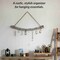 Uniquewise 32-inch Natural Jujube Wooden Log Hanging Farmhouse Wall Decor with 8 Hooks for Wall Accessories QI004776-8 - alternate 7