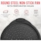 Emporio Kitchen Non-Stick Pizza Pan with Silicone Handle, 2 Pack, 13in Carbon Steel, Perforated, Gray EKPIZAPSIL2 - alternate 5