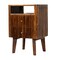 Homeroots 24" Brown Solid Wood One Drawer Nightstand 701704 - alternate 9