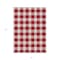 Homeroots 8' X 10' Red And Ivory Plaid Washable Indoor Outdoor Area Rug 595430 - alternate 8