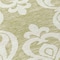 Homeroots 8' Sage And Ivory Round Damask Washable Indoor Outdoor Area Rug 614397 - alternate 8