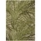 Homeroots 6' X 9' Ivory And Green Palm Leaf Indoor Outdoor Area Rug 548080 - alternate 1