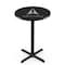 Holland Bar Stool Co Pub Table, 30 in L, 30 in W, 42 in H, Steel Top, Black L211 - alternate 1