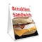 Signmission Breakfast Sandwich, 36 Inch x 24 Inch A-frame Yard Sign, Plastic Sign SBC-2436-Breakfast Sandwich - alternate 1