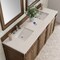 James Martin Vanities Bristol 72" Double Vanity, Saddle Brown, w/ 3 CM Siberian Silestone Top w/FreePower Wireless Charger 157-V72-SBR-FSFR - alternate 8