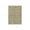 Homeroots 3' X 5' Sage Ivory And Beige Geometric Washable Indoor Outdoor Area Rug 612214 - alternate 8