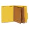 Pendaflex Pressboard Top Tab Folders, 2/5-Cut Tab, Exp 2.5", 2 Dividers, 6 Fasteners, Letter, Assorted, 10PK 24025 - alternate 1