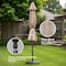 Simple Deluxe 7.5ft Patio Umbrella Outdoor Table Market Yard Umbrella with Push Button Tilt/Crank, 6 Sturdy Ribs LGBRLA7TAN - alternate 7